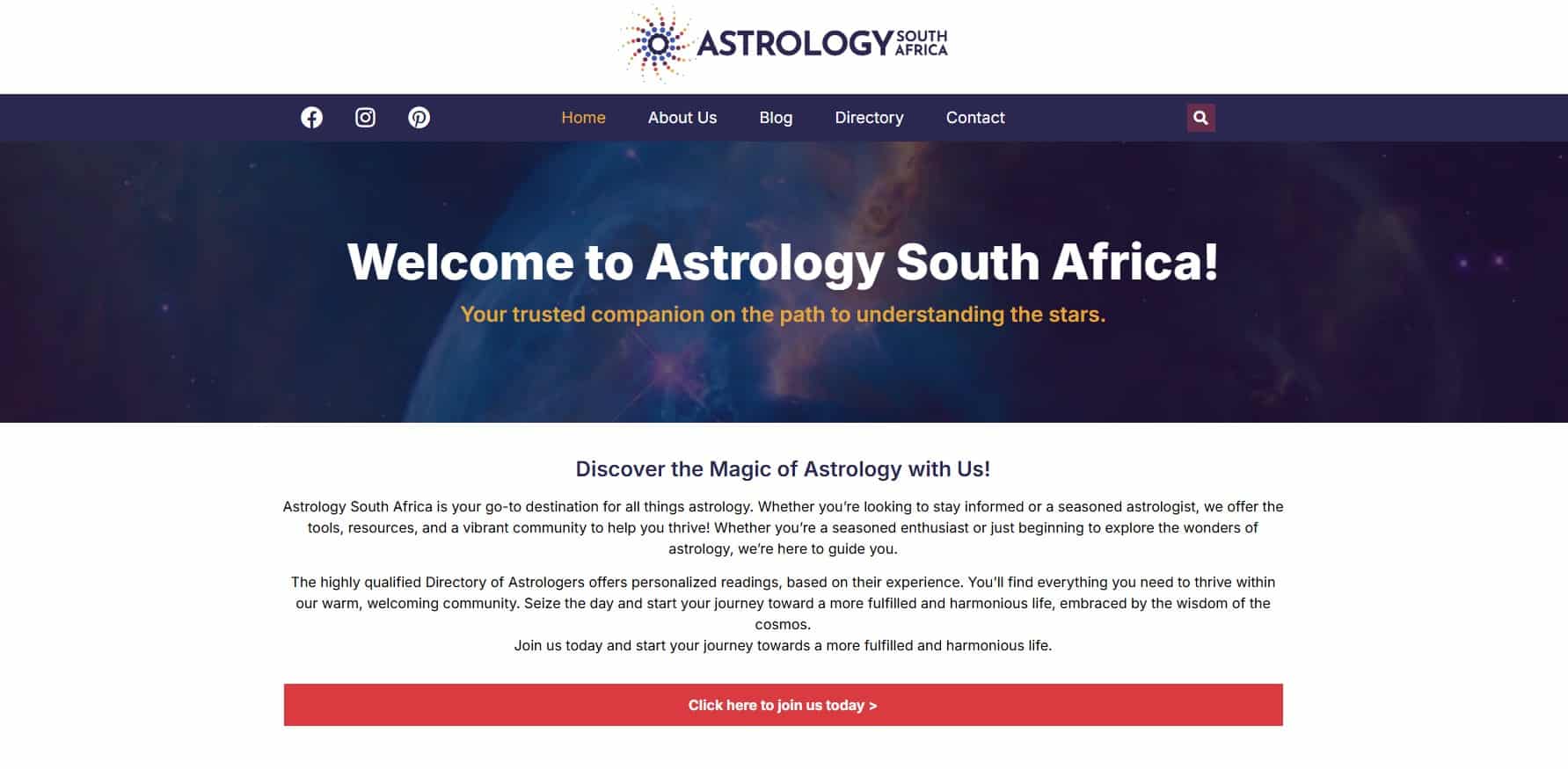 Astrology SA Portfolio Cover Image