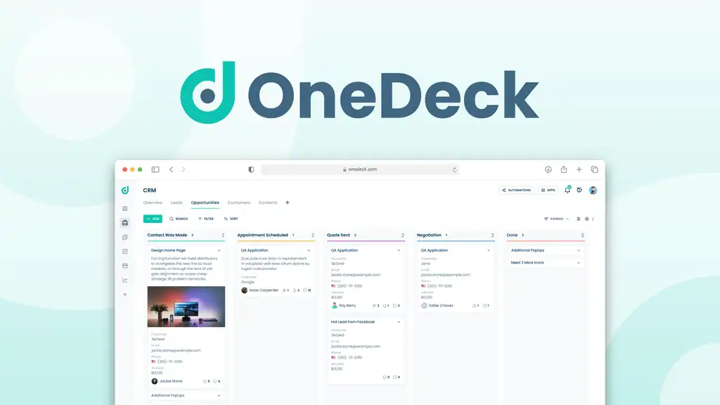 OneDeck, AppSumo, Lifetime Deals, software, productivity, automation, small business scaling